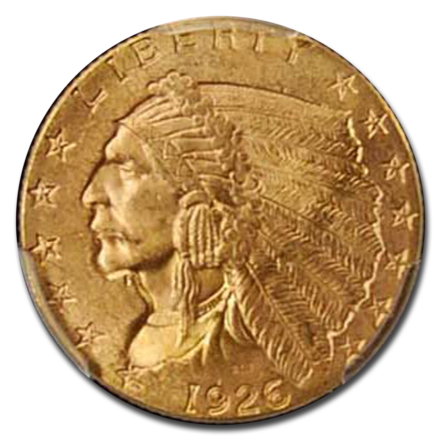 Buy 1926 $2.50 Indian Gold Quarter Eagle MS-64+ PCGS CAC (Plus)