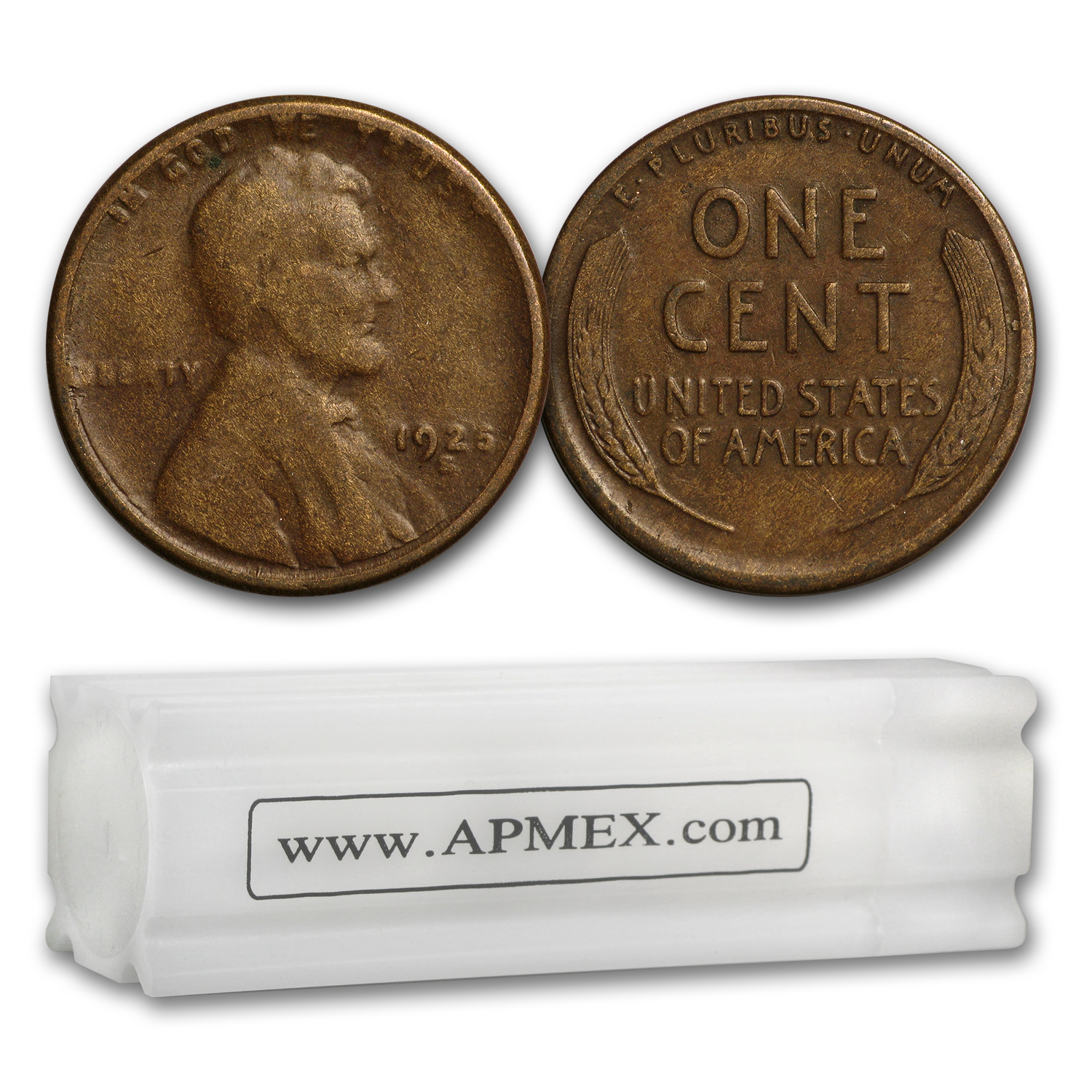 Buy 1920-1929 Lincoln Cent 50-Coin Roll Avg Circ