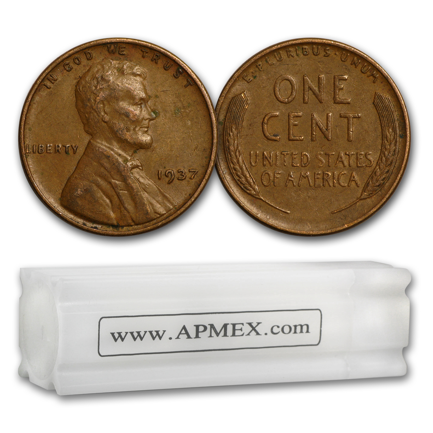 Buy 1930-1939 Lincoln Cent 50-Coin Roll Avg Circ