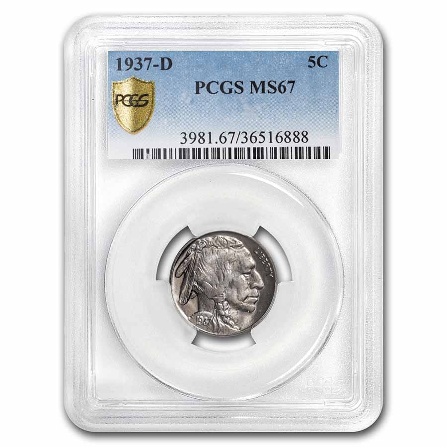 Buy 1937-D Buffalo Nickel MS-67 PCGS