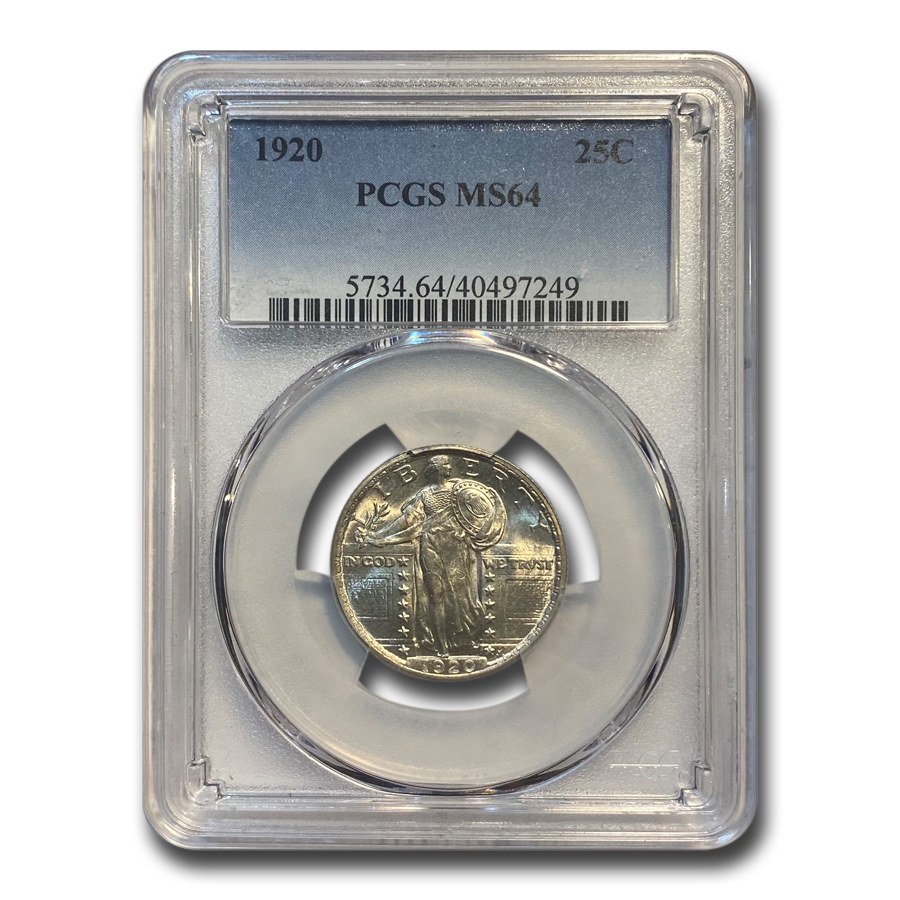 Buy 1920 Standing Liberty Quarter MS-64 PCGS