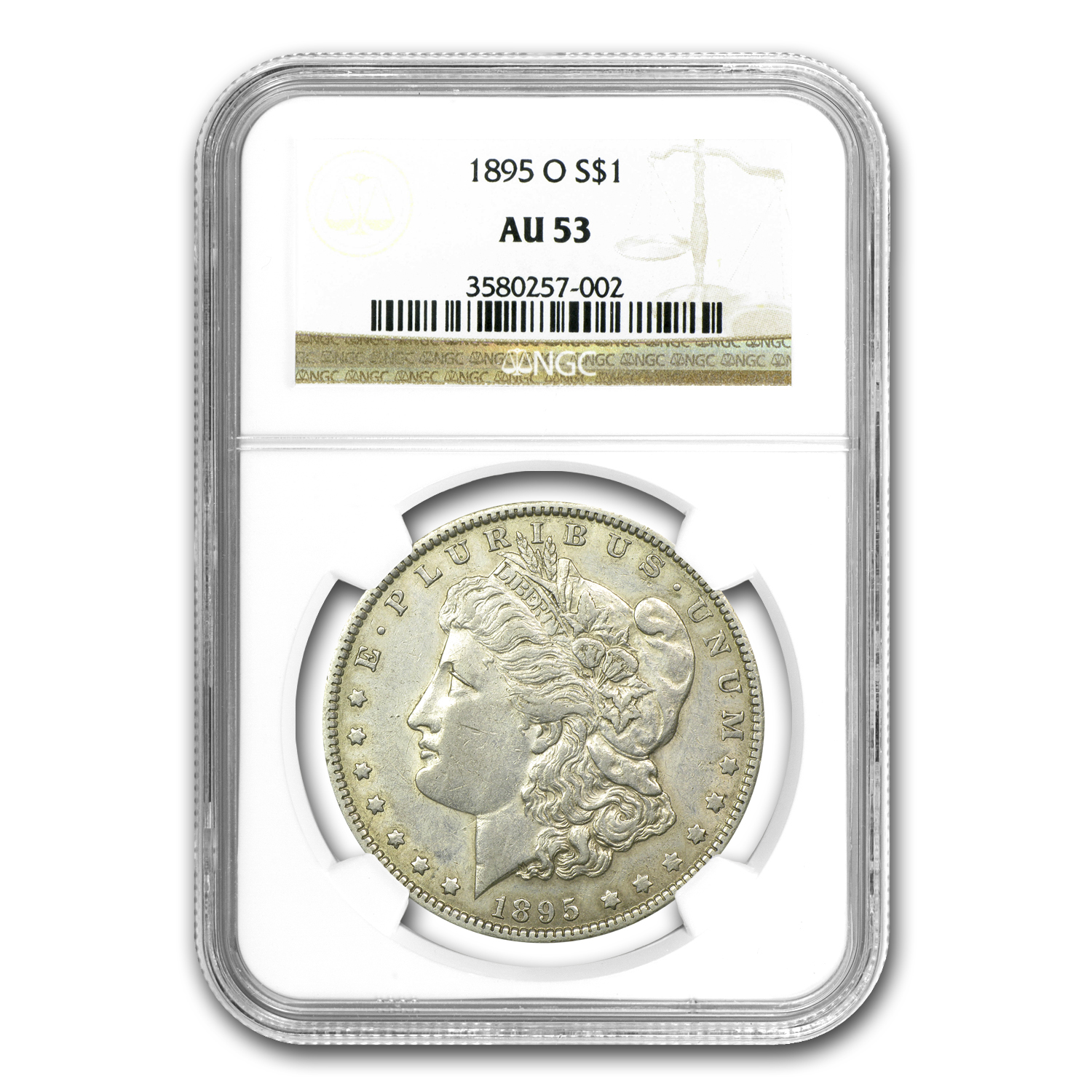 Buy 1895-O Morgan Dollar AU-53 NGC