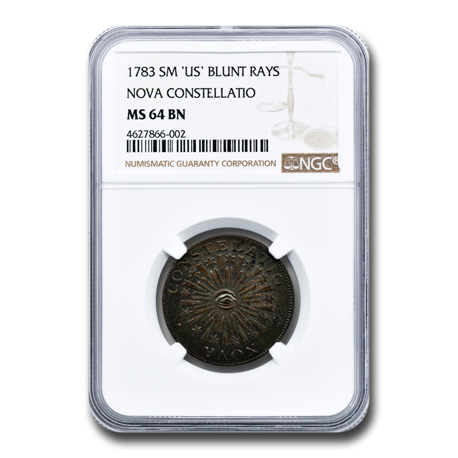 Buy 1783 Nova Constellatio Blunt Rays MS-64 NGC (Brown)