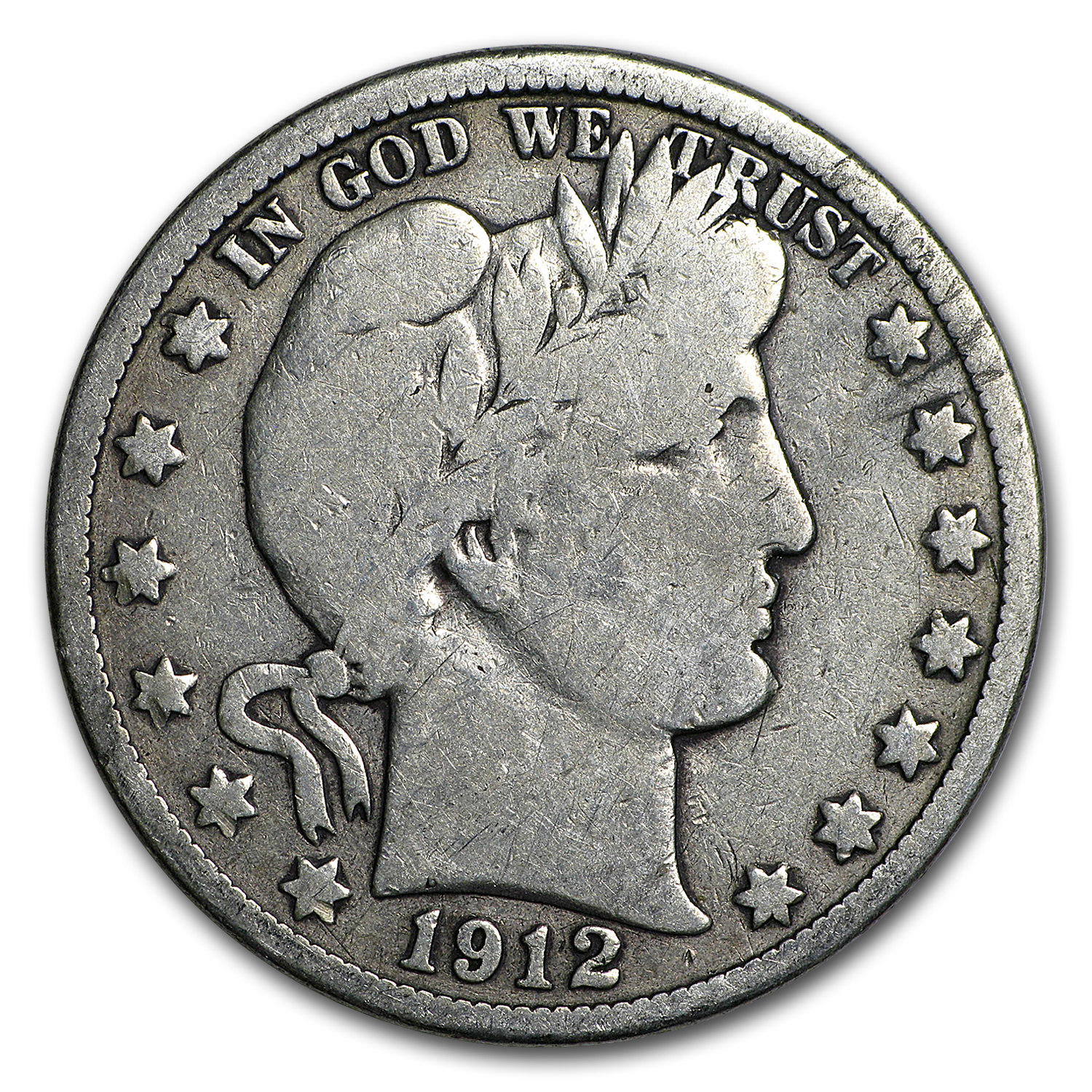 Buy 1912-D Barber Half Dollar VG