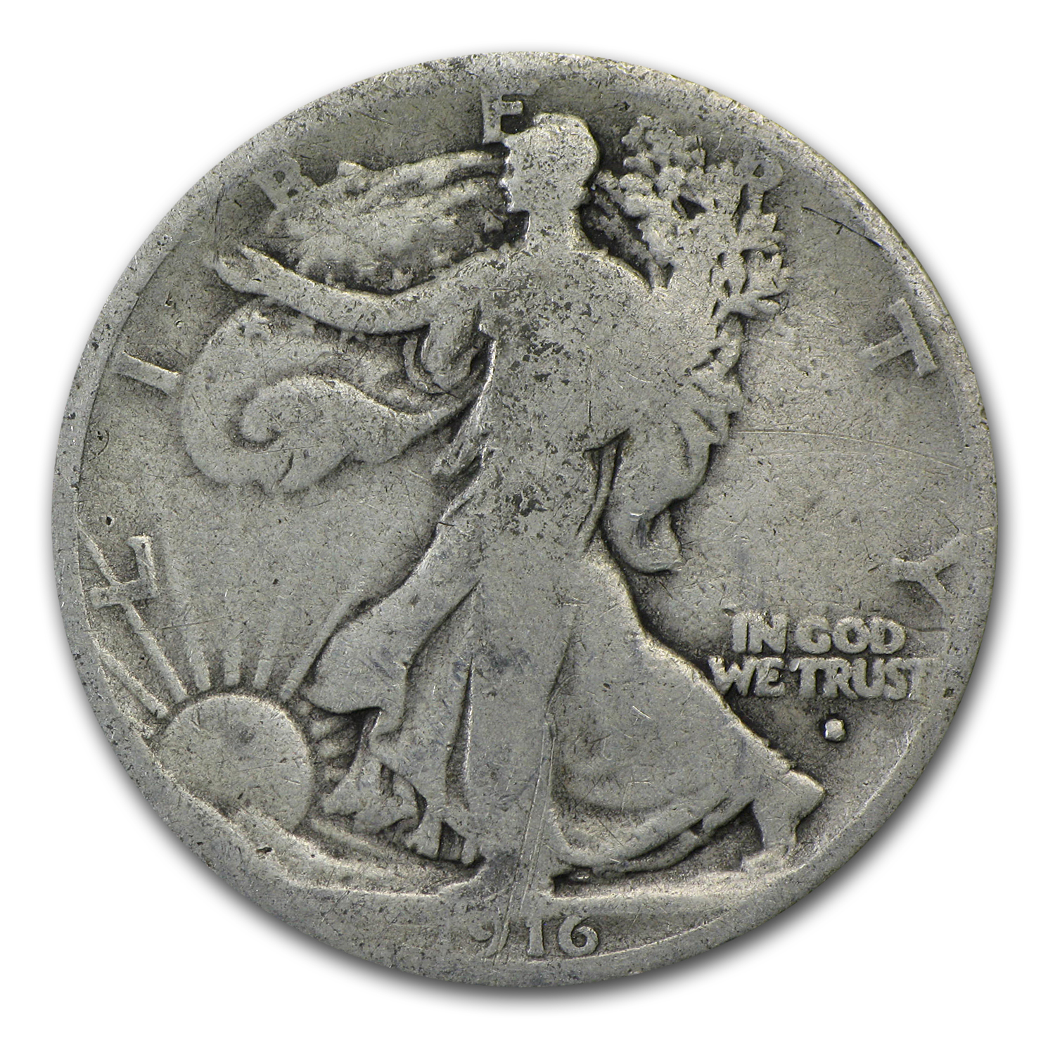 Buy 1916-S Walking Liberty Half Dollar AG