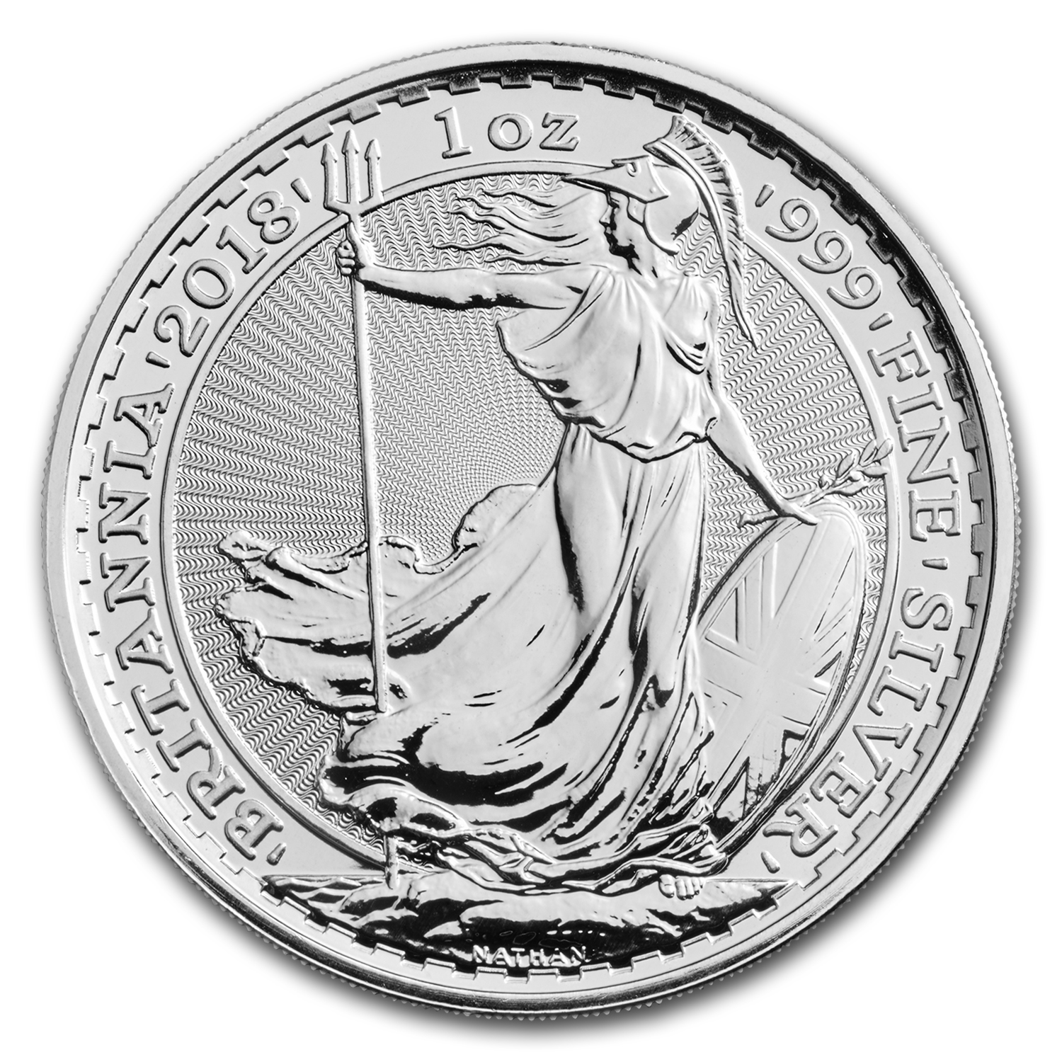 Buy 2018 Great Britain 1 oz Silver Britannia BU - Click Image to Close