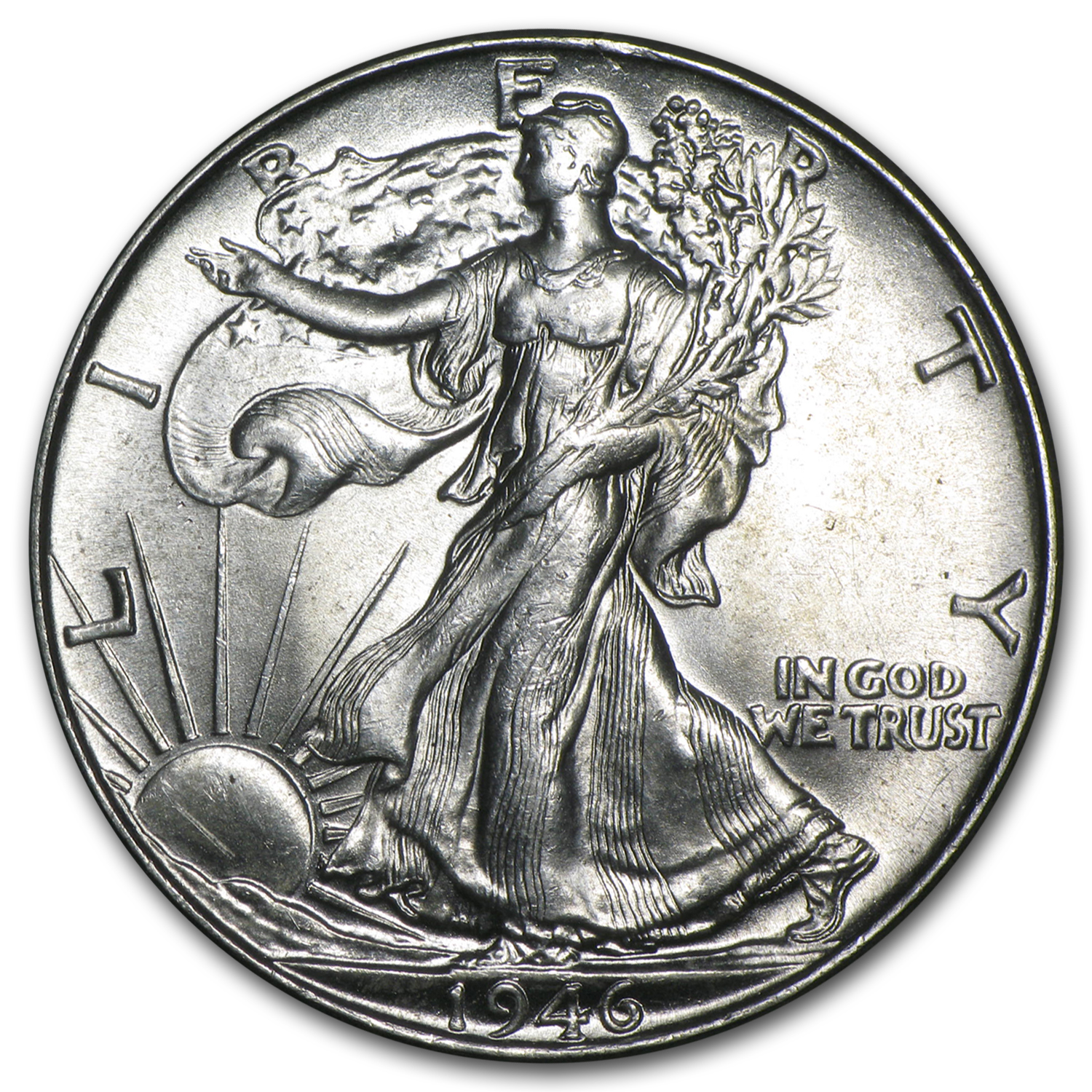 Buy 1946 Walking Liberty Half Dollar BU