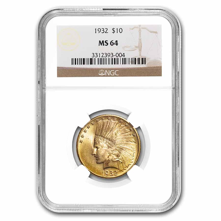 Buy 1932 $10 Indian Head Gold Eagle MS-64 NGC