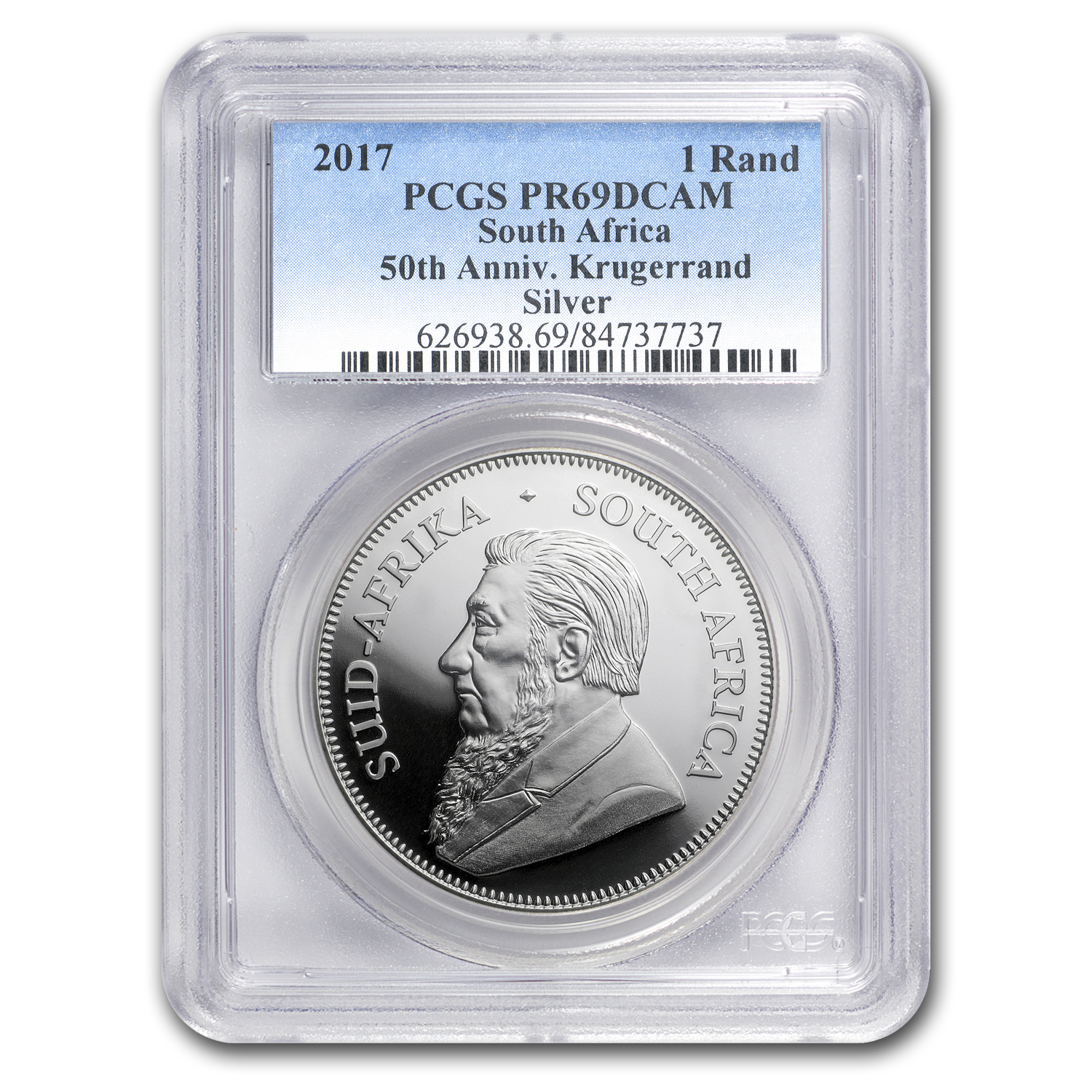 Buy 2017 South Africa 1 oz Silver Krugerrand PR-69 PCGS - Click Image to Close