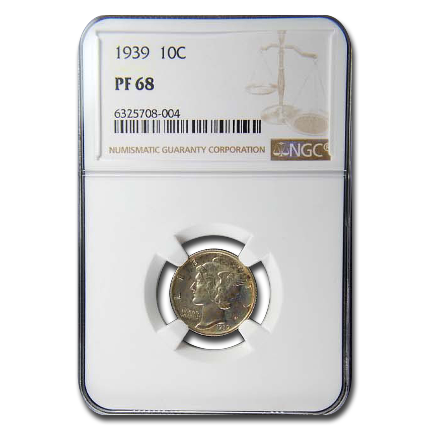 Buy 1939 Mercury Dime PF-68 NGC