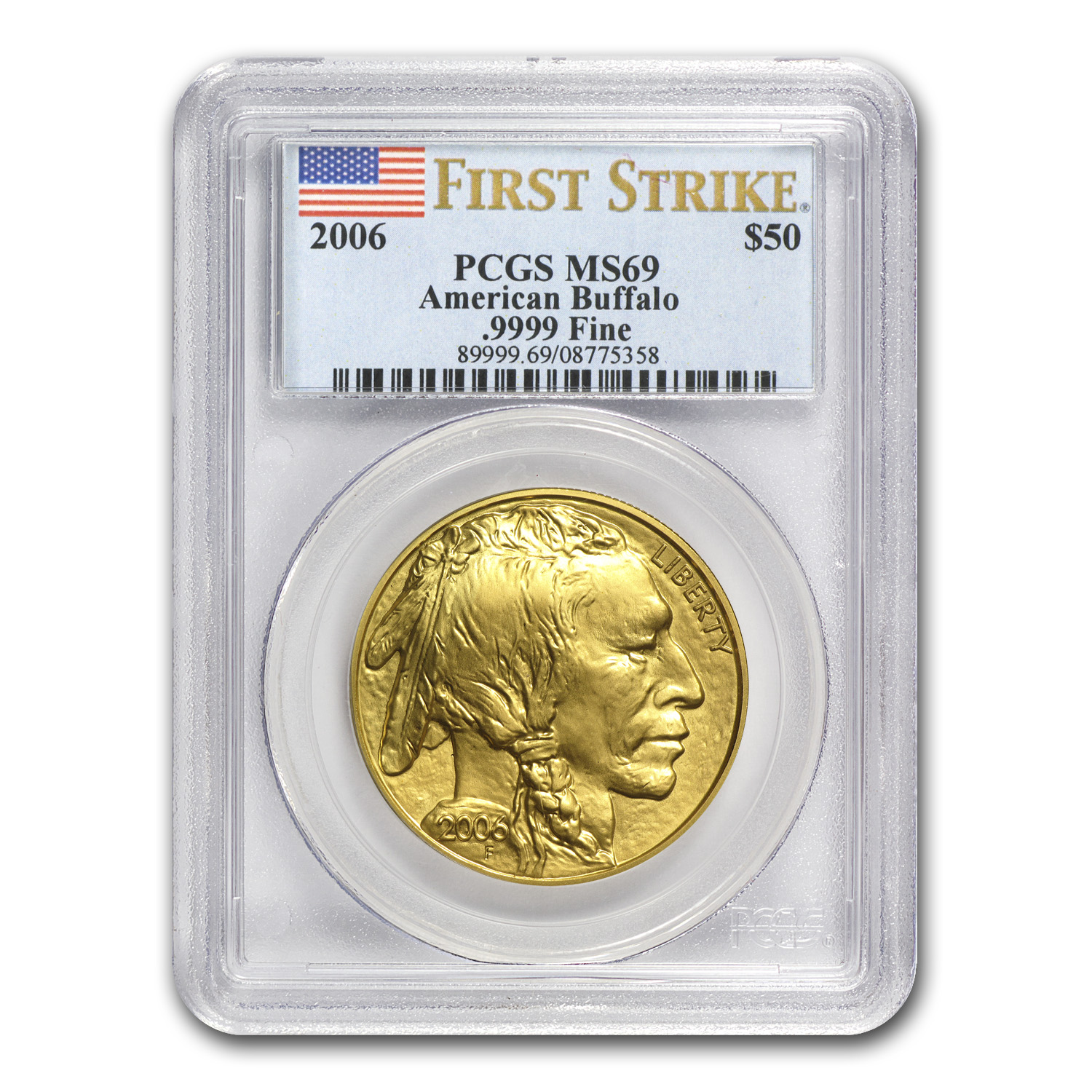 Buy 2006 1 oz Gold Buffalo MS-69 PCGS (FirstStrike?)