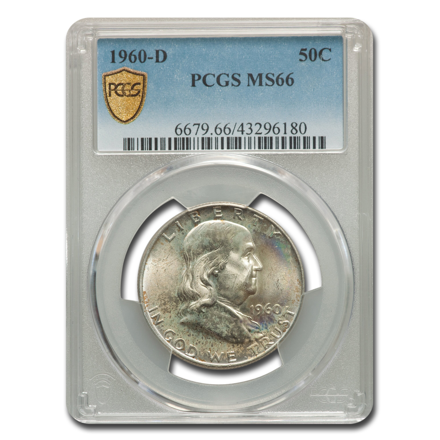 Buy 1960-D Franklin Half Dollar MS-66 PCGS