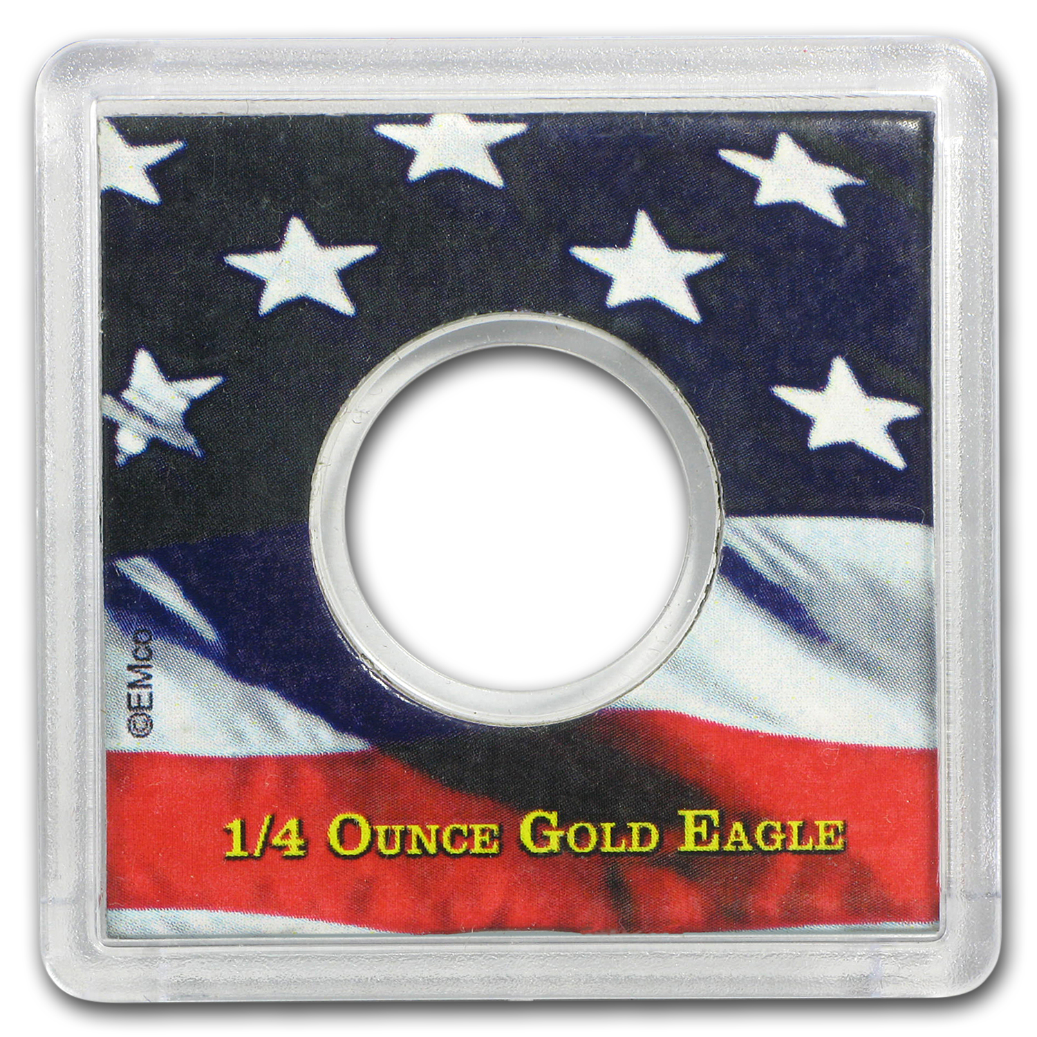 Buy American Gold Eagle Coin Display - 1/4 oz - Click Image to Close