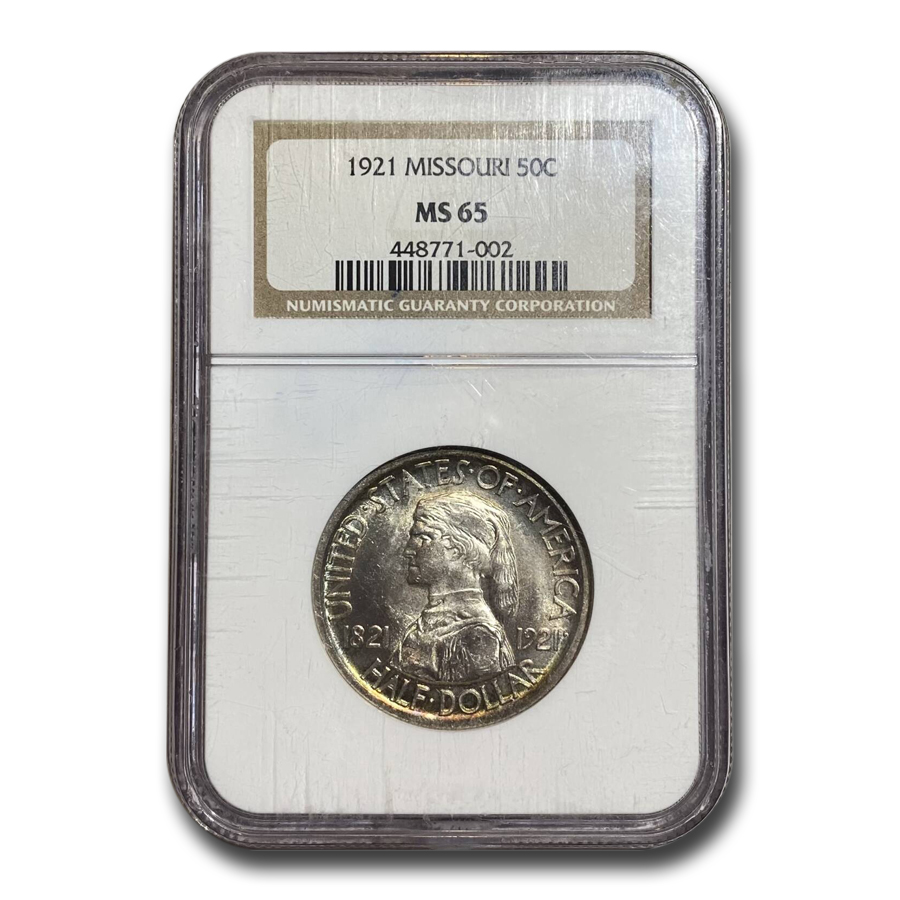 Buy 1921 Missouri Half Dollar Commem MS-65 NGC