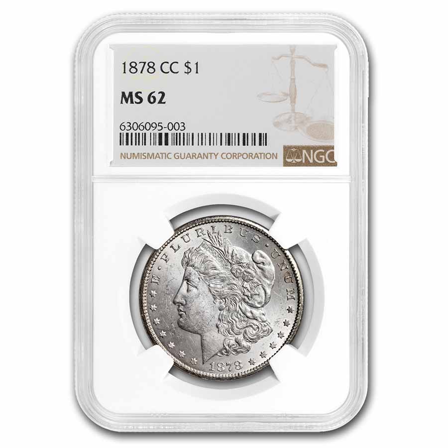 Buy 1878-CC Morgan Dollar MS-62 NGC