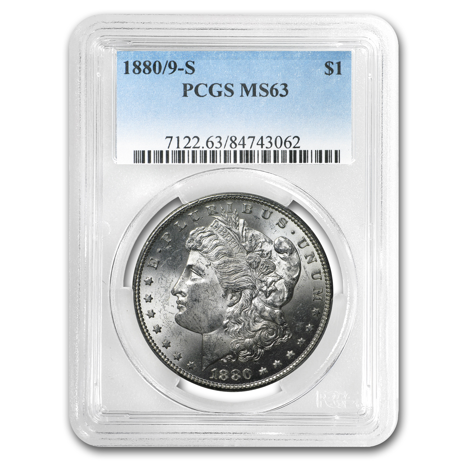 Buy 1880/9-S Morgan Dollar MS-63 PCGS
