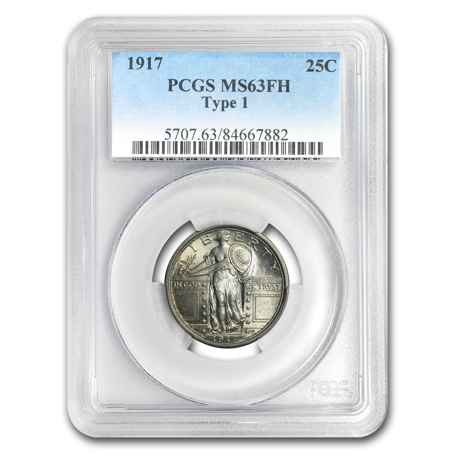 Buy 1917 Standing Liberty Quarter Type-I MS-63 PCGS (Full Head)