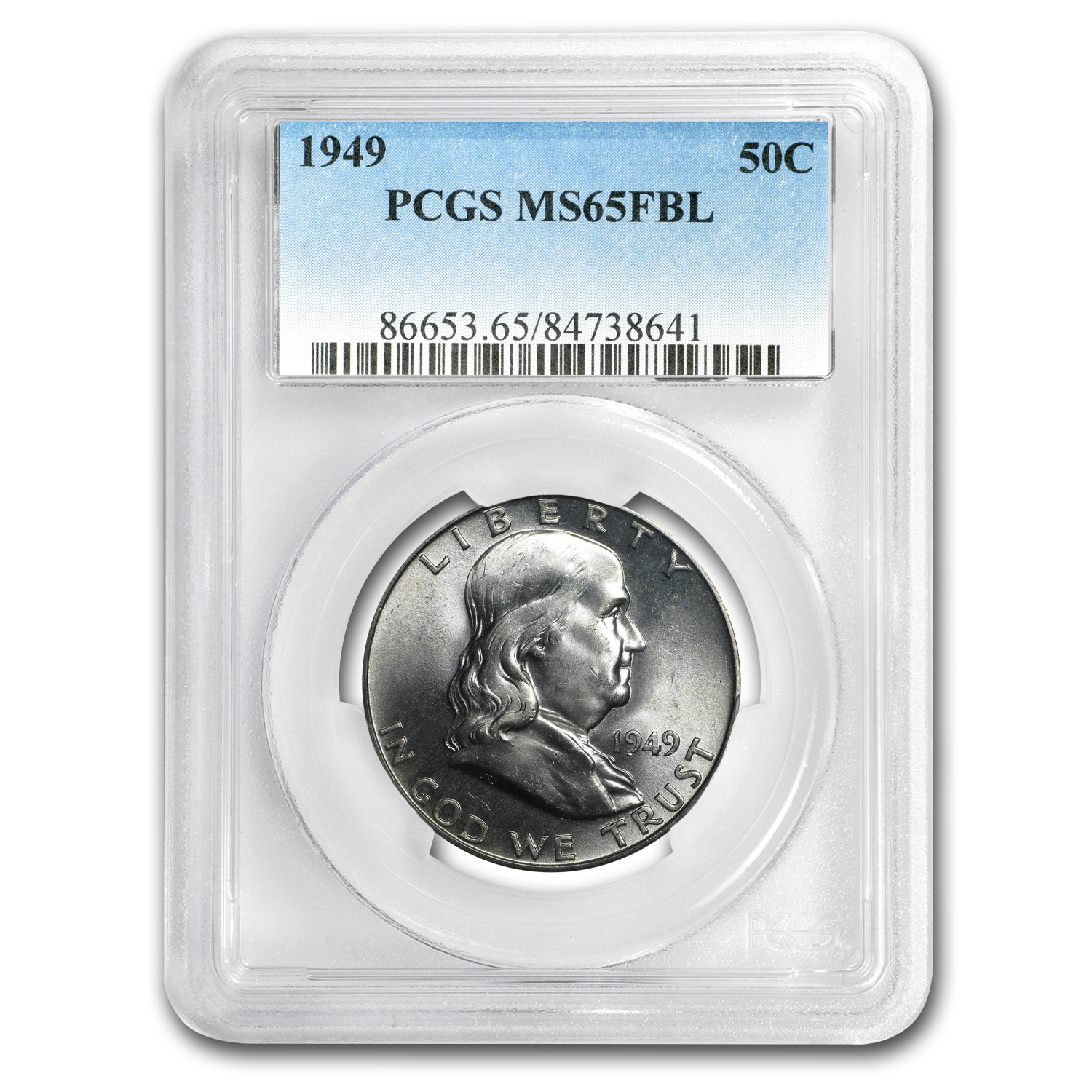 Buy 1949 Franklin Half Dollar MS-65 PCGS (FBL)