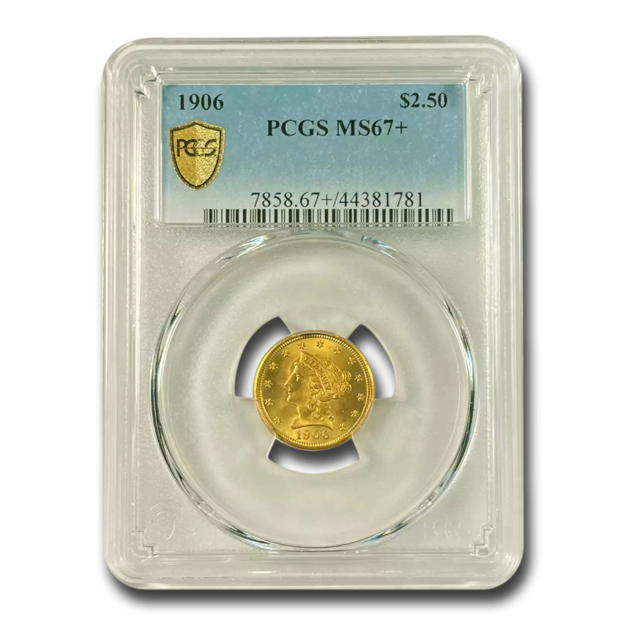 Buy 1906 $2.50 Liberty Gold Quarter Eagle MS-67+ PCGS