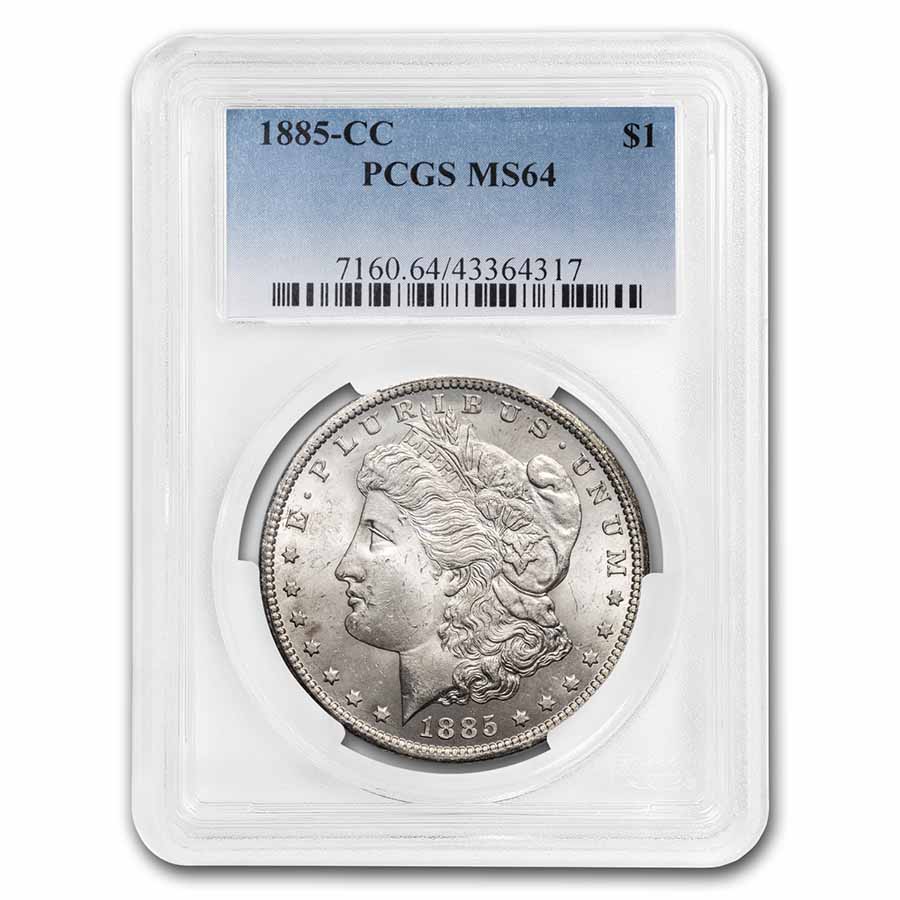 Buy 1885-CC Morgan Dollar MS-64 PCGS