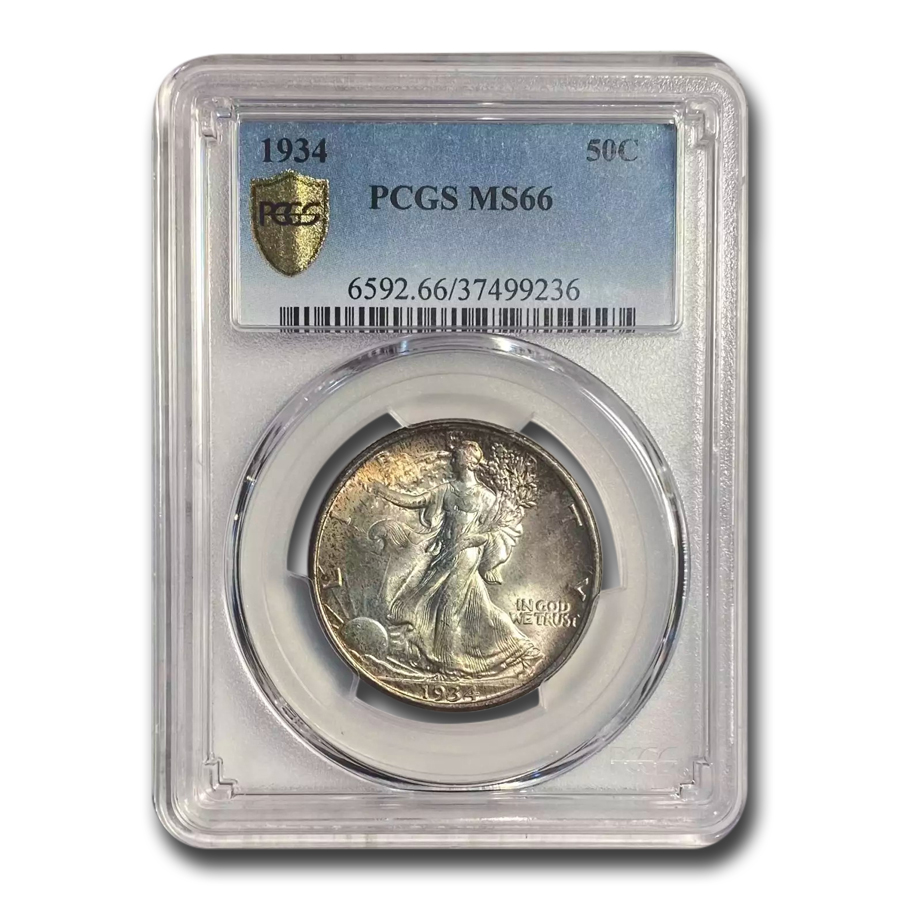 Buy 1934 Walking Liberty Half Dollar MS-66 PCGS