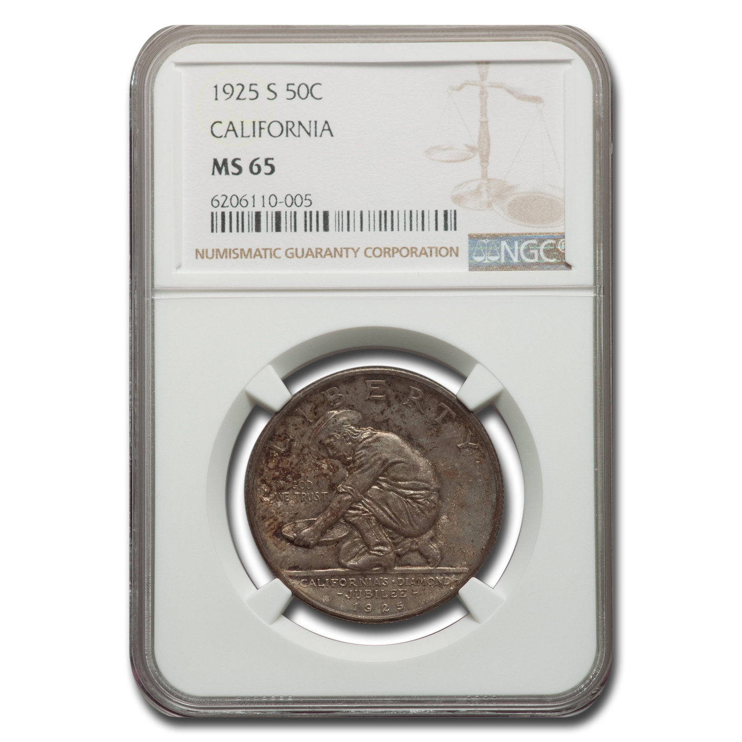 Buy 1925-S California Diamond Jubilee Half Dollar MS-65 NGC