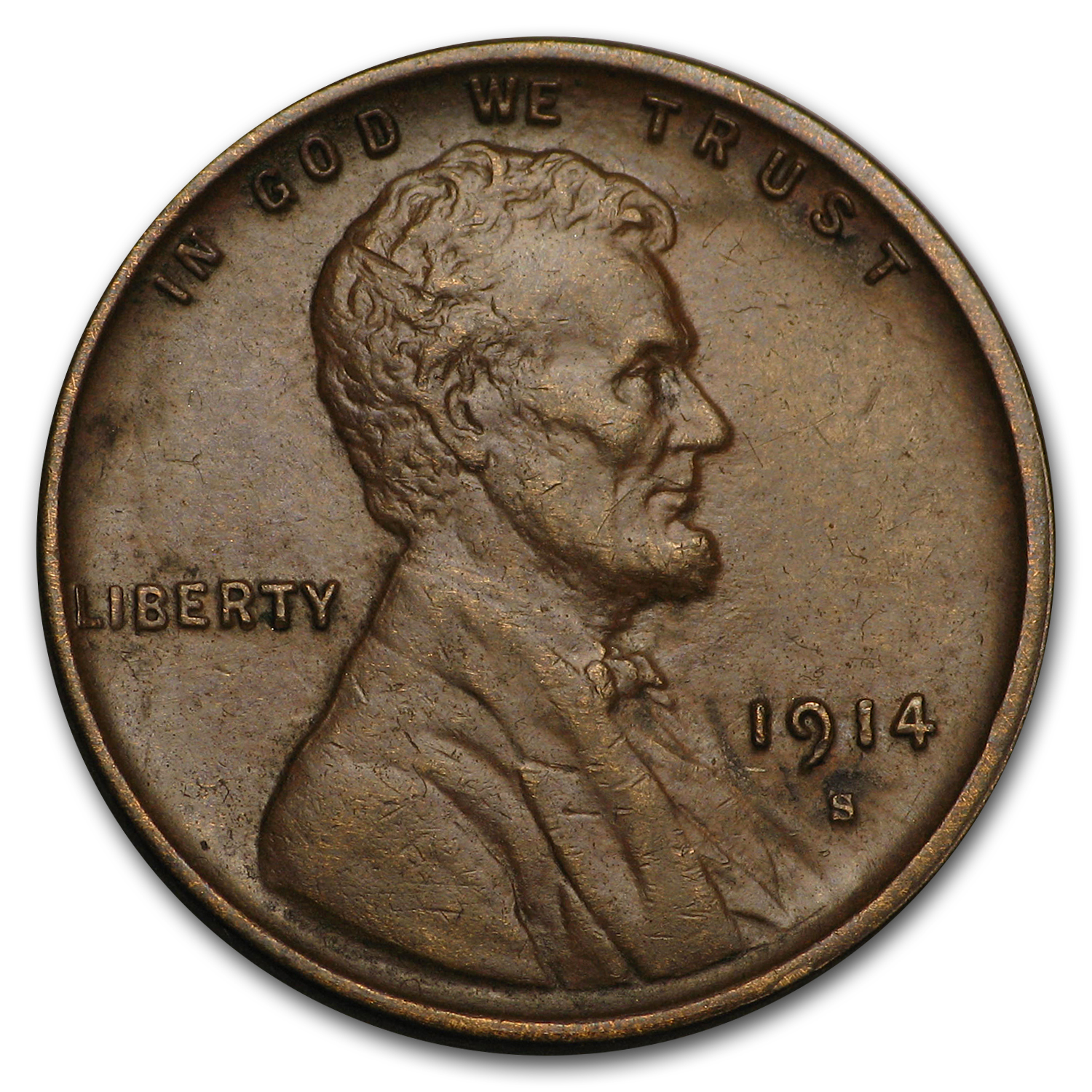 Buy 1914-S Lincoln Cent AU