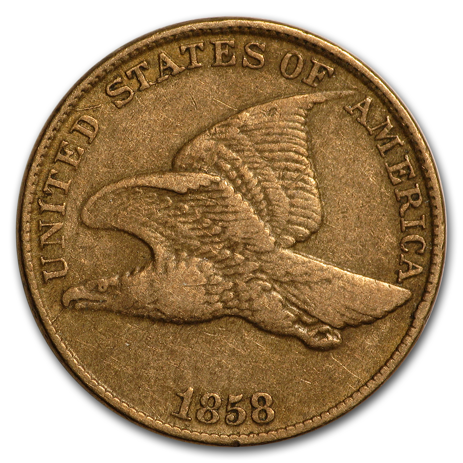 Buy 1858 Flying Eagle Cent Large Letters VF