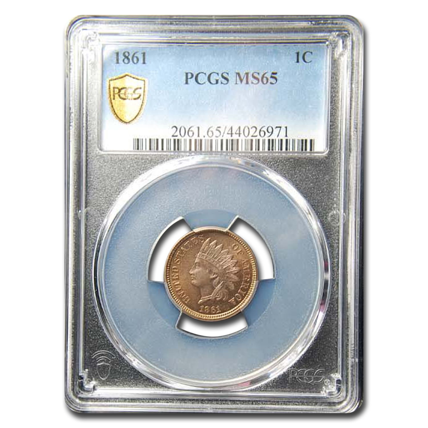 Buy 1861 Indian Head Cent MS-65 PCGS