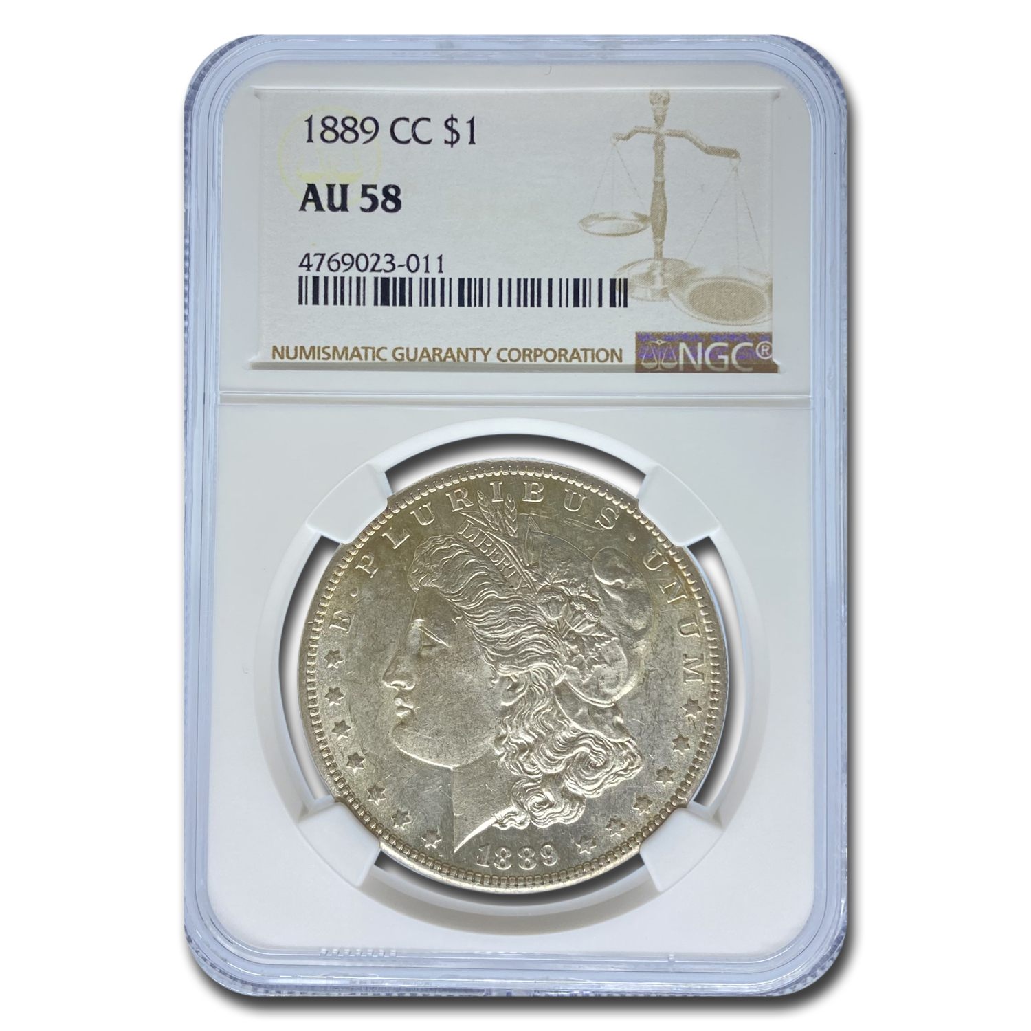 Buy 1889-CC Morgan Dollar AU-58 NGC