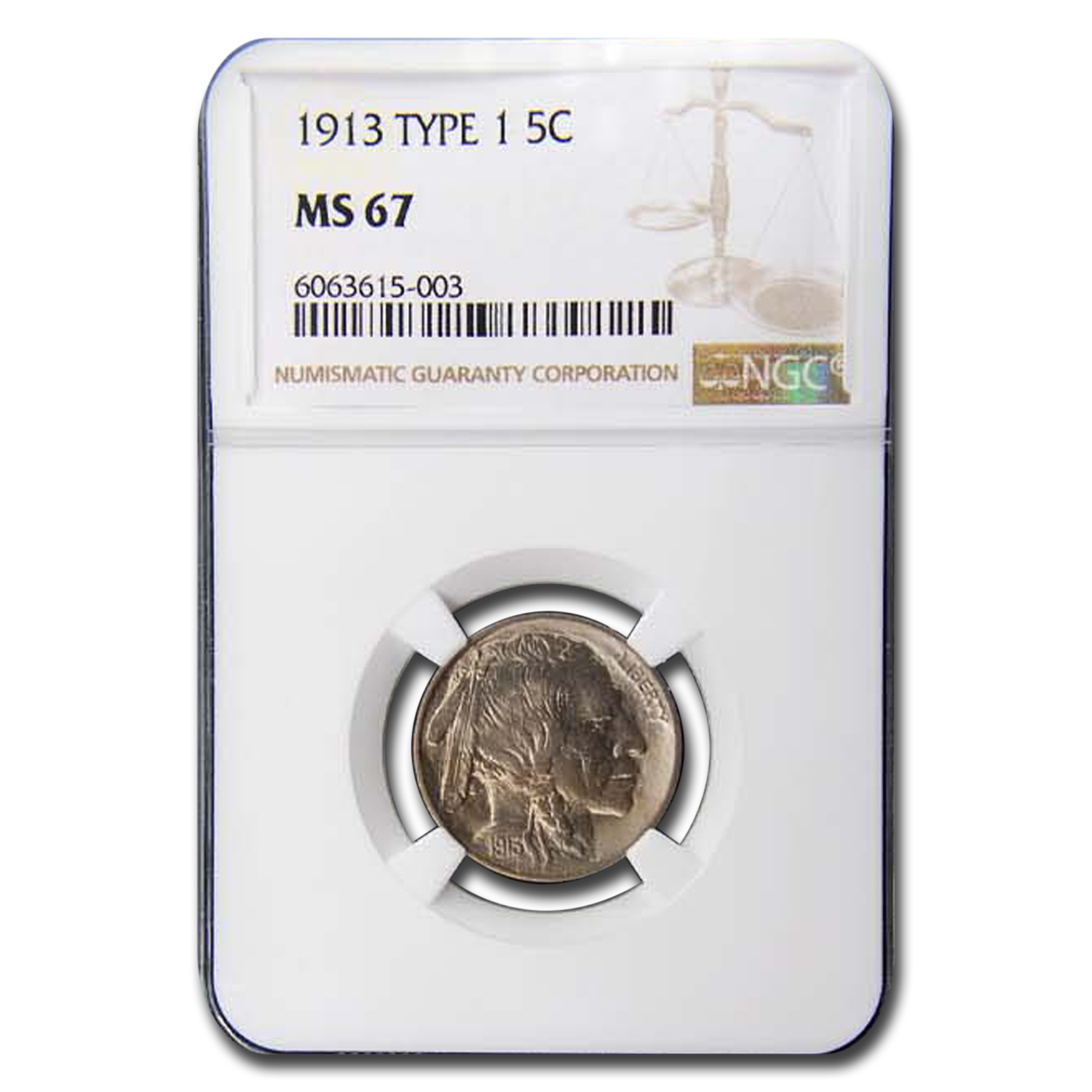 Buy 1913 Buffalo Nickel Type-I MS-67 NGC