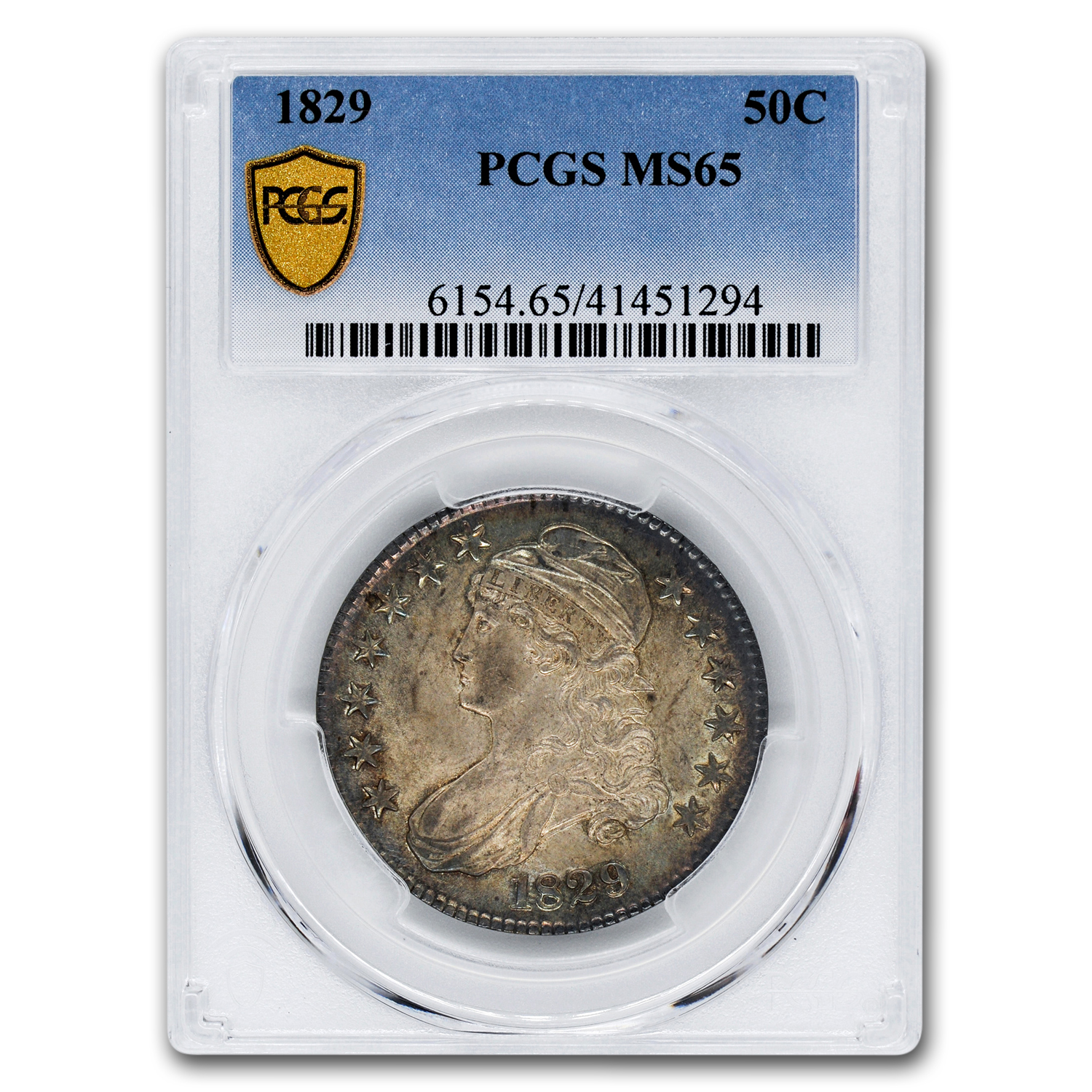 Buy 1829 Bust Half Dollar MS-65 PCGS