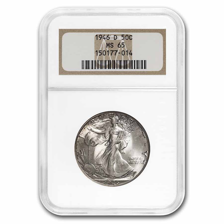 Buy 1946-D Walking Liberty Half Dollar MS-65 NGC