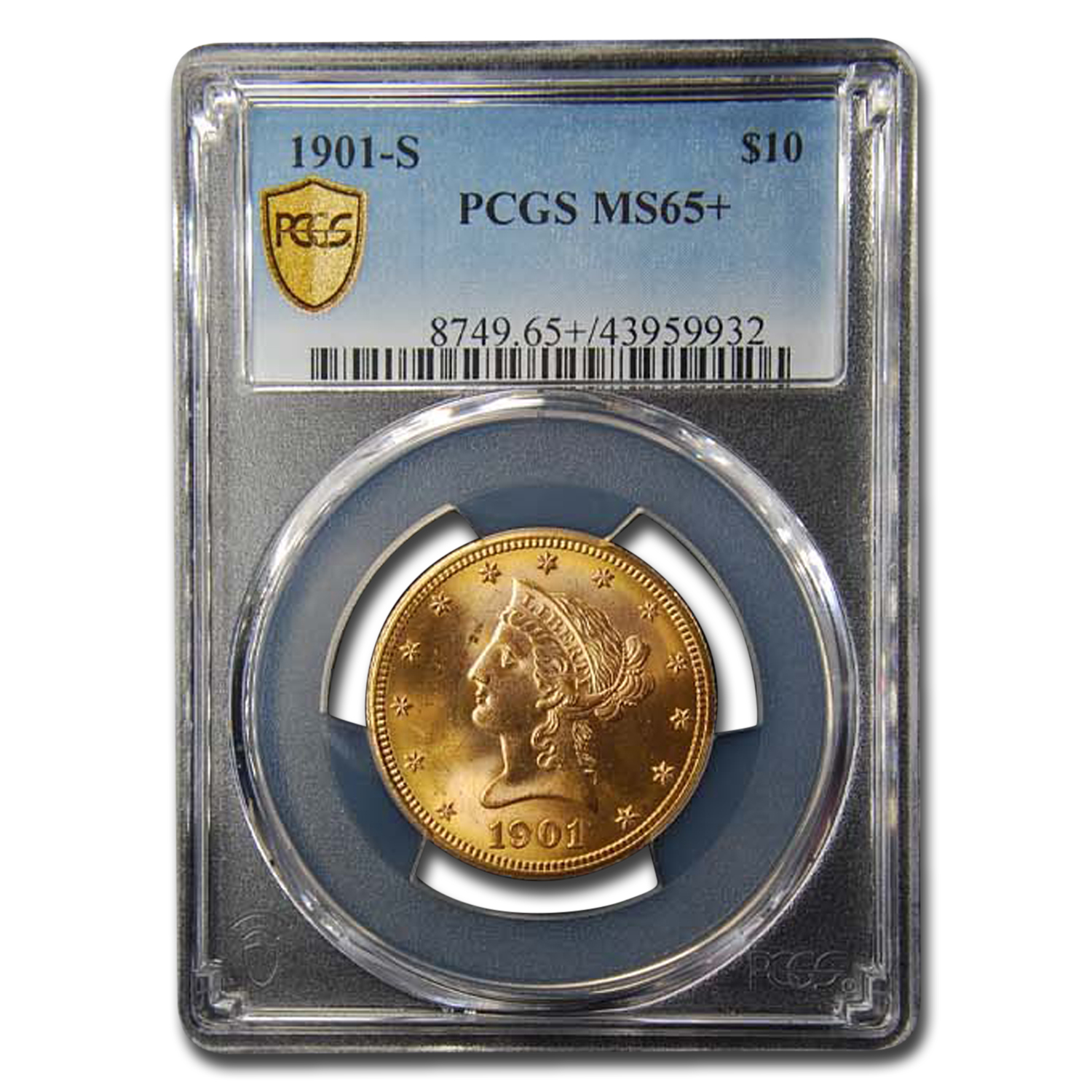 Buy 1901-S $10 Liberty Gold Eagle MS-65+ PCGS - Click Image to Close