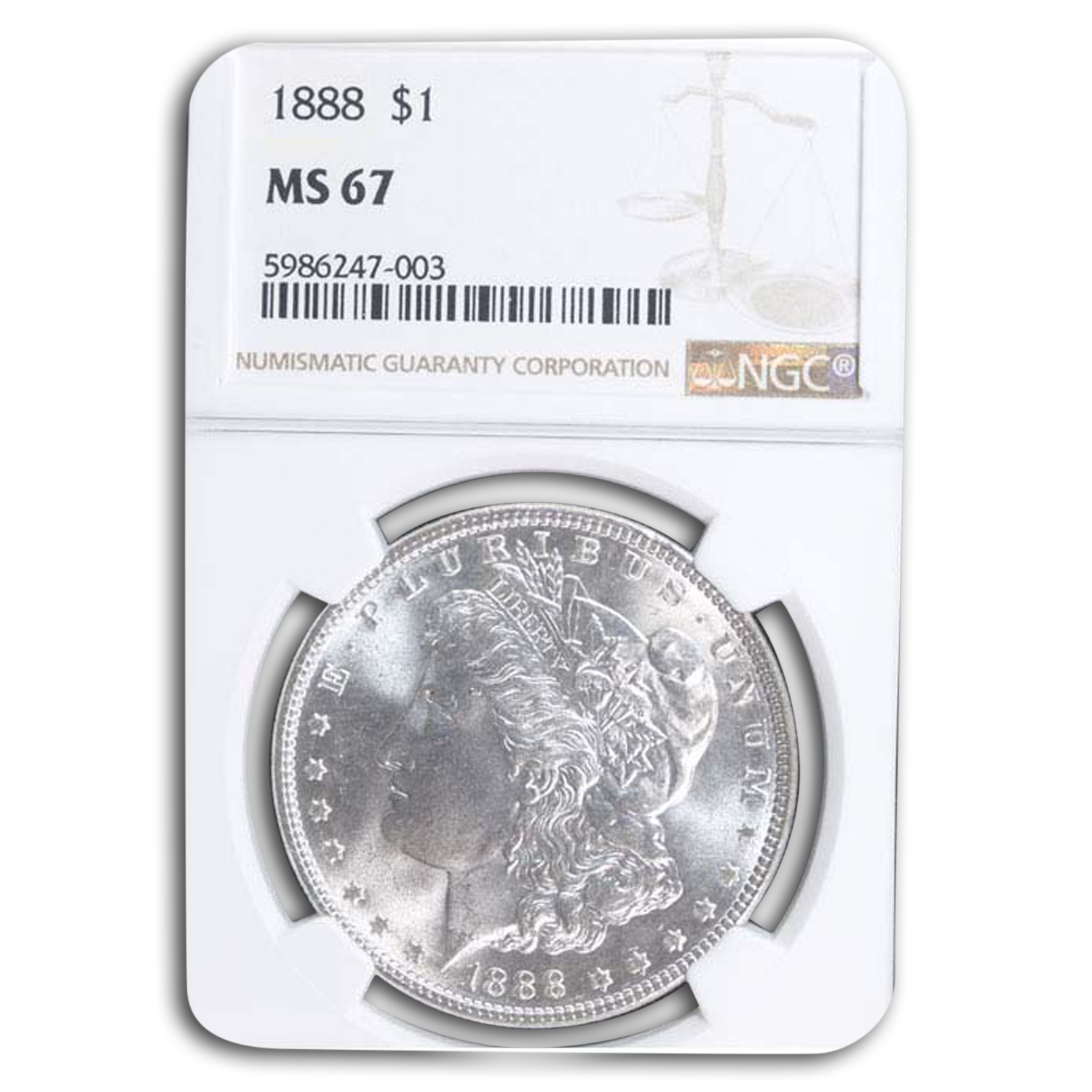 Buy 1888 Morgan Dollar MS-67 NGC