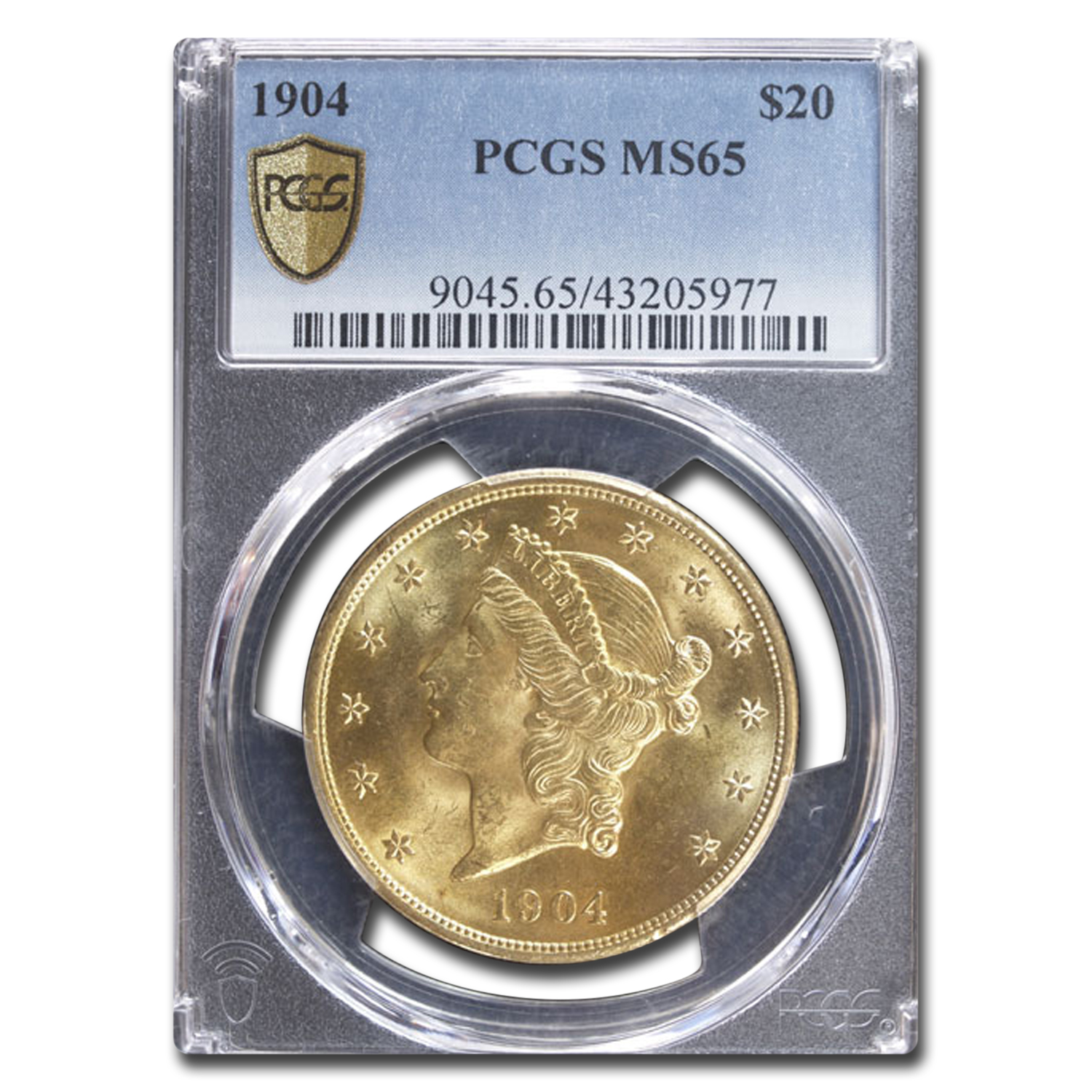 Buy 1904 $20 Liberty Gold Double Eagle PCGS MS-65