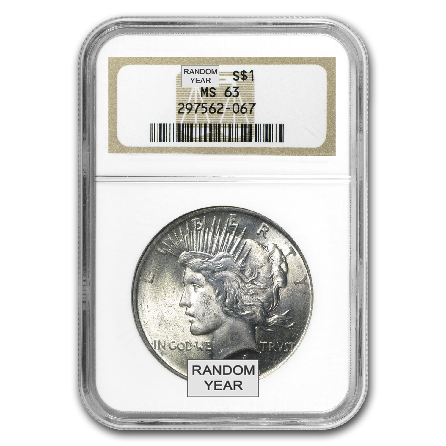 Buy 1922-1935 Peace Dollars MS-63 NGC