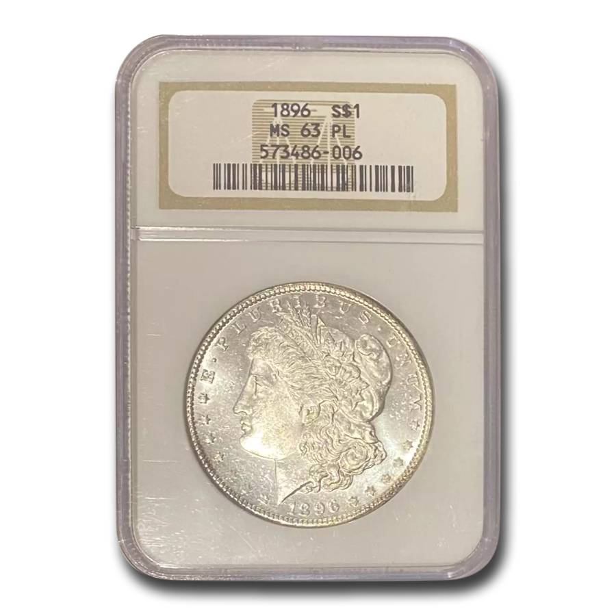 Buy 1896 Morgan Dollar MS-63 PL Proof Like NGC