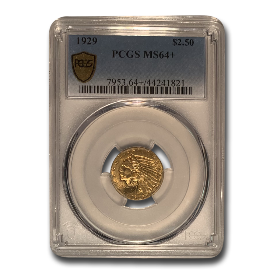 Buy 1929 $2.50 Indian Gold Quarter Eagle MS-64+ PCGS
