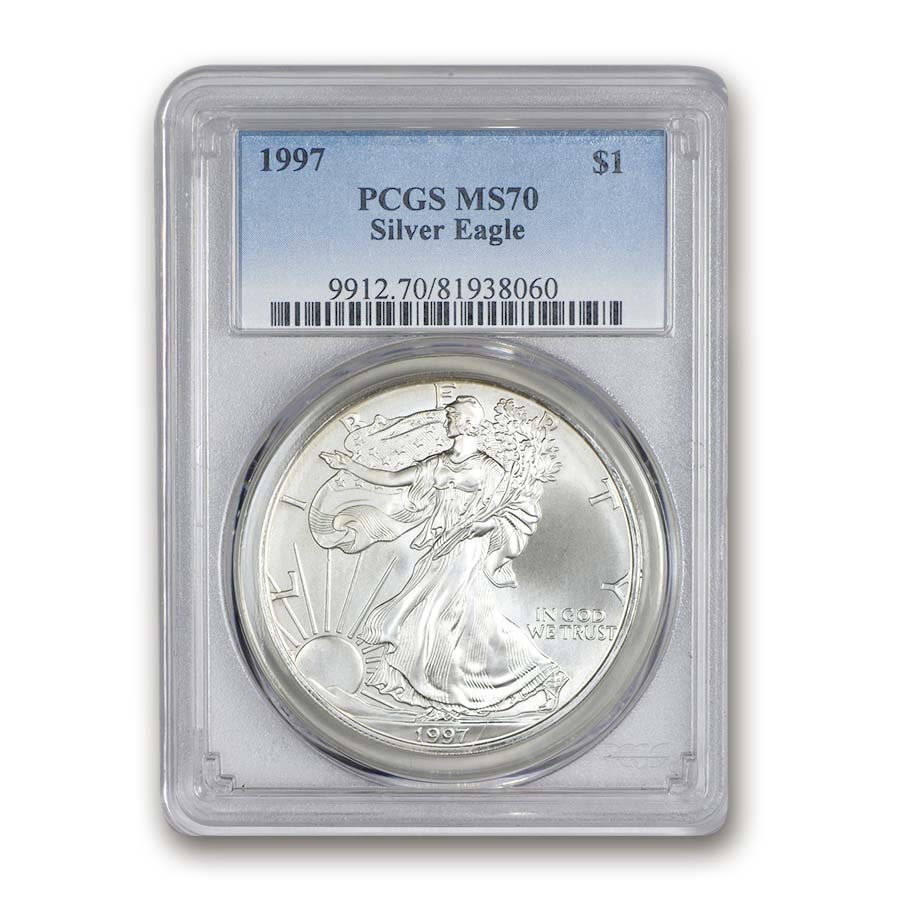 Buy 1997 American Silver Eagle MS-70 PCGS