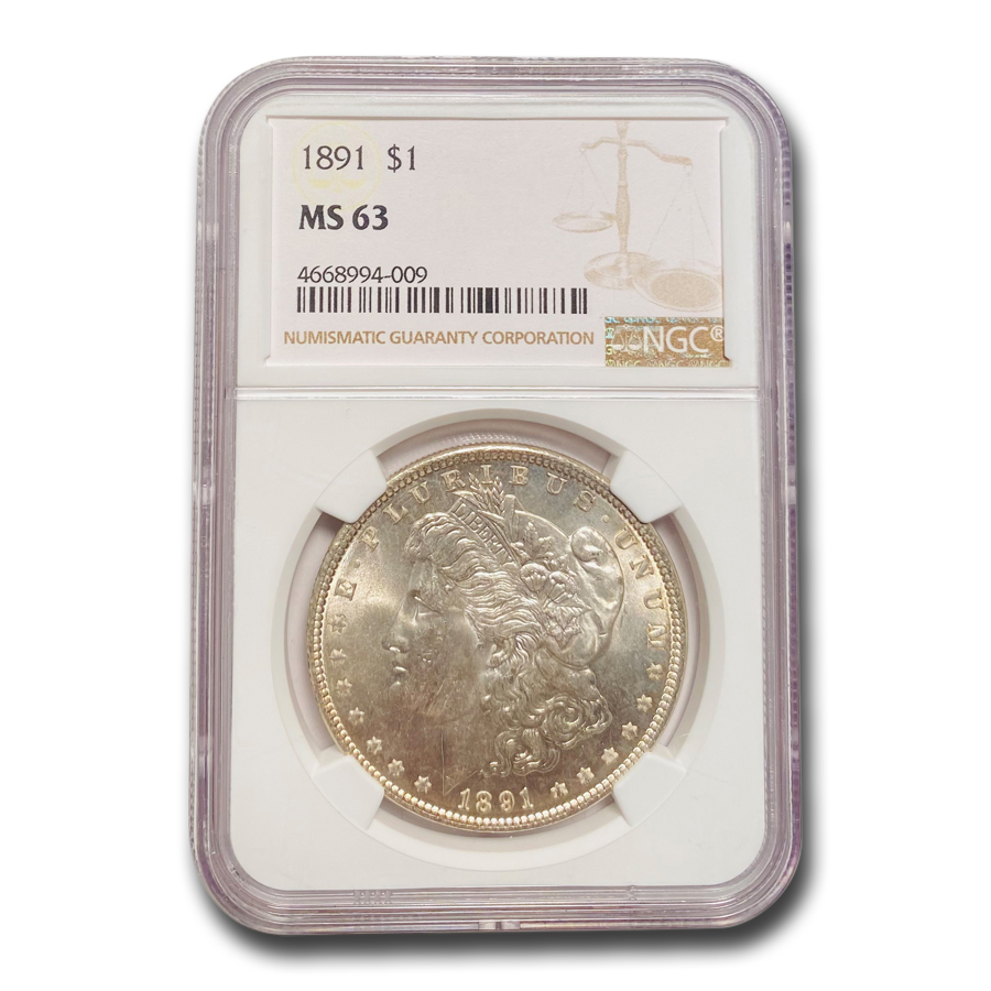 Buy 1891 Morgan Dollar MS-63 NGC