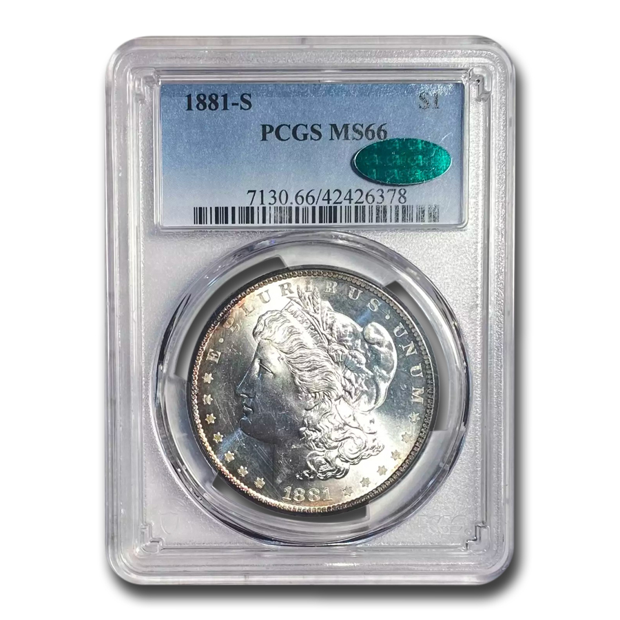 Buy 1881-S Morgan Dollar MS-66 PCGS CAC