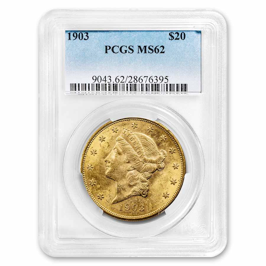 Buy 1903 $20 Liberty Gold Double Eagle MS-62 PCGS