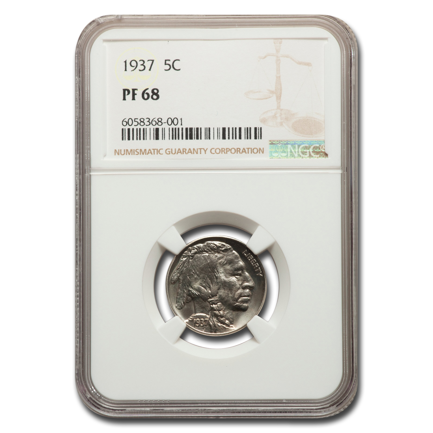 Buy 1937 Buffalo Nickel PF-68 NGC