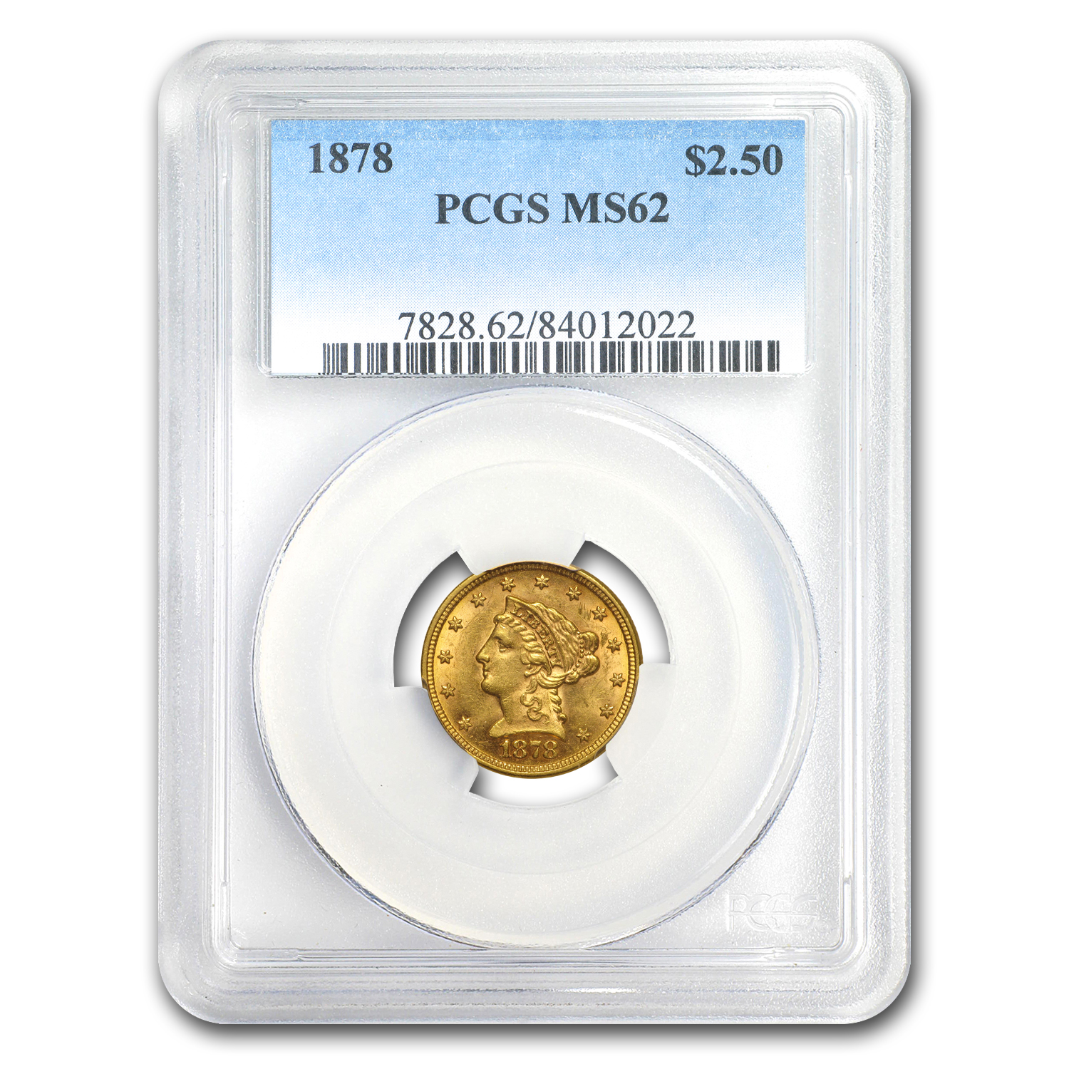 Buy 1878 $2.50 Liberty Gold Quarter Eagle MS-62 PCGS