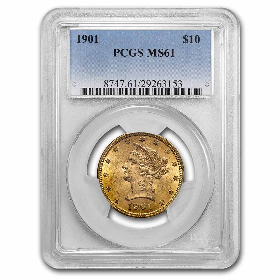 Buy 1901 $10 Liberty Gold Eagle MS-61 PCGS