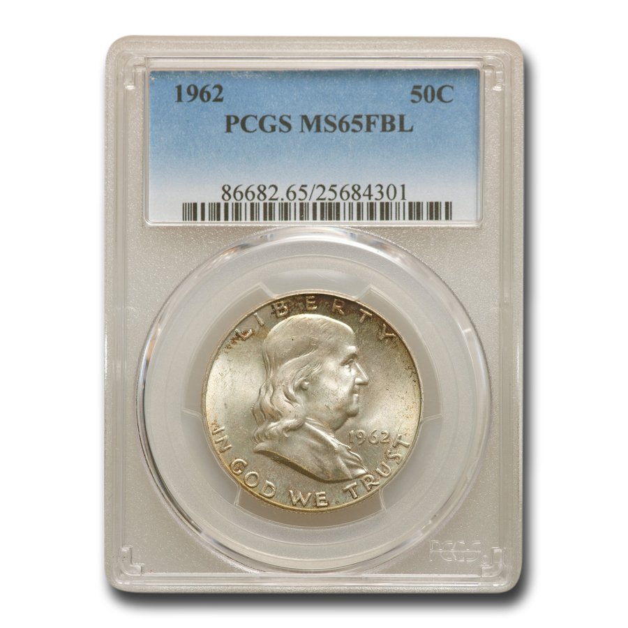 Buy 1962 Franklin Half Dollar MS-65 PCGS (FBL)