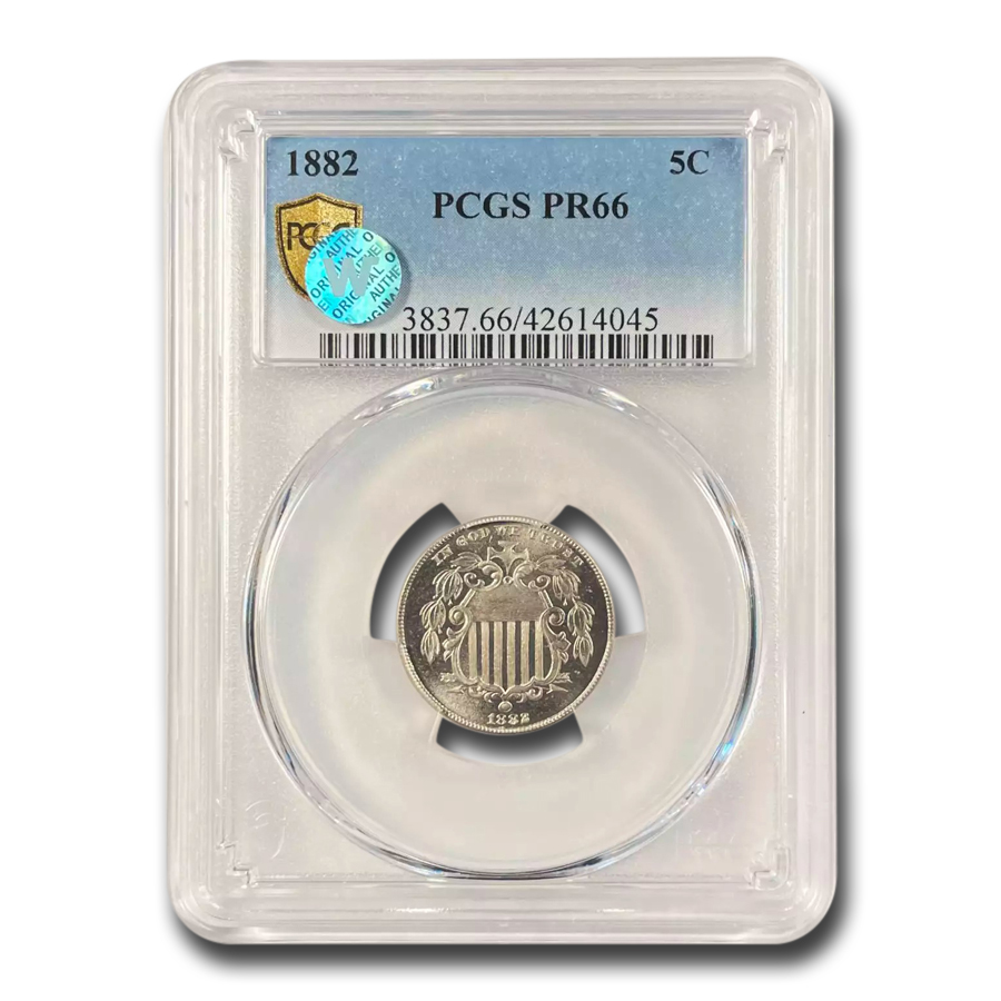 Buy 1882 Shield Nickel PR-66 PCGS