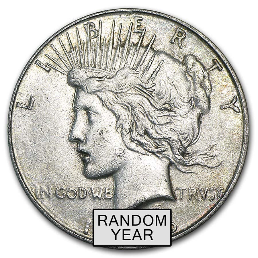 Buy 1922-1925 Peace Silver Dollar VG-XF (Random Year)