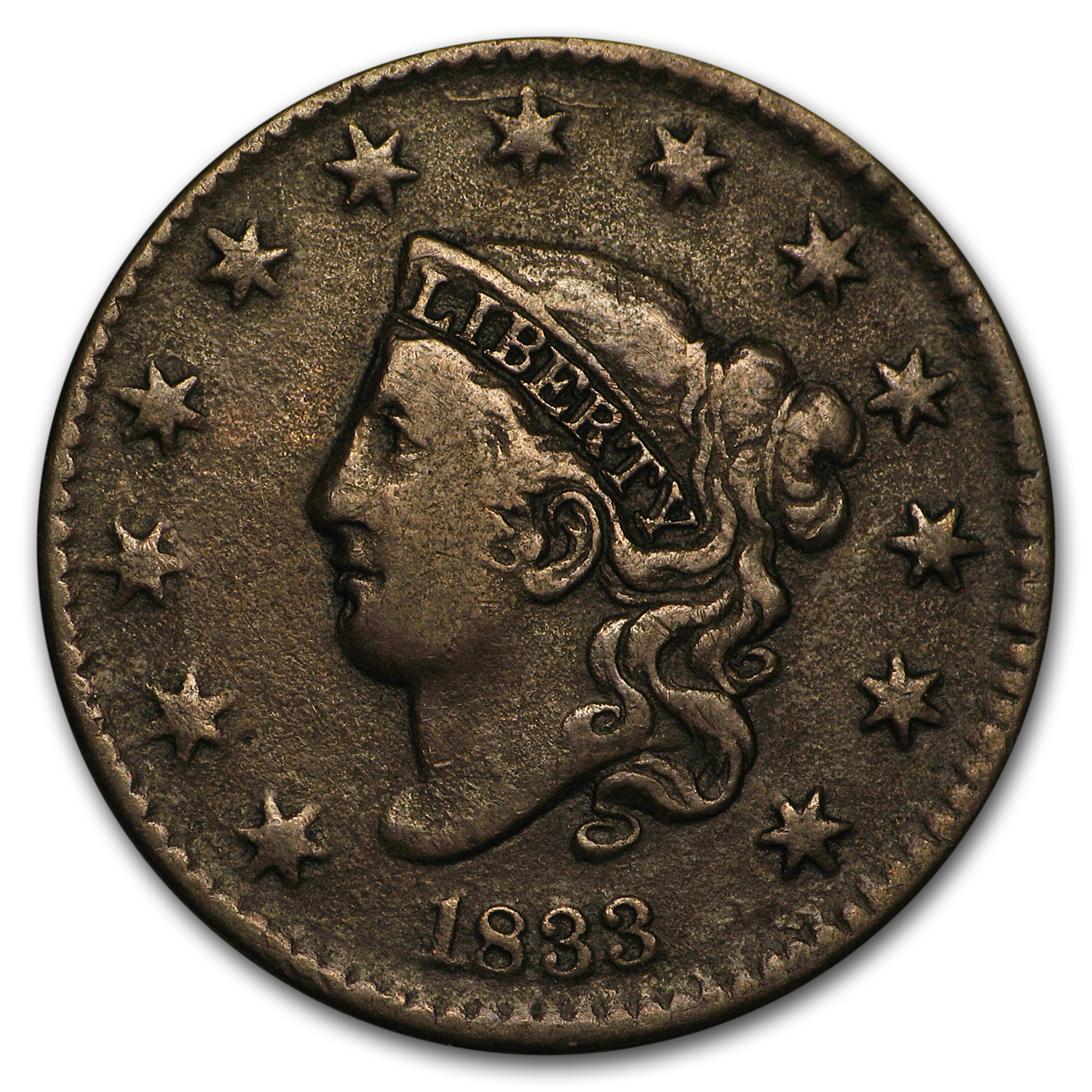 Buy 1833 Large Cent Fine
